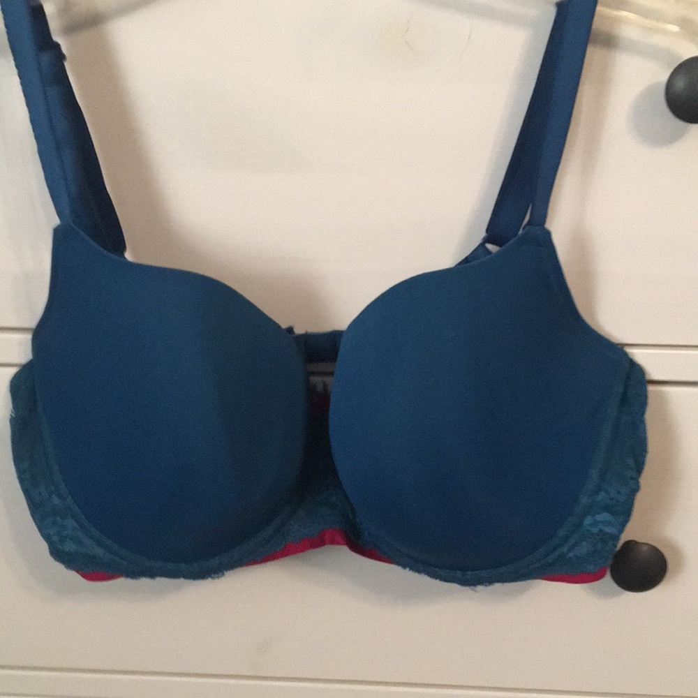 Teal Cleo bra
